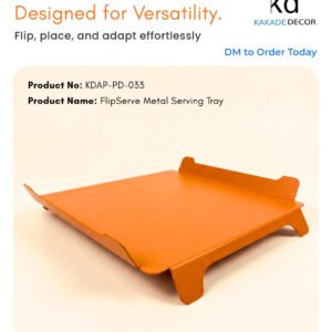 Flip Serve Metal Serving Tray