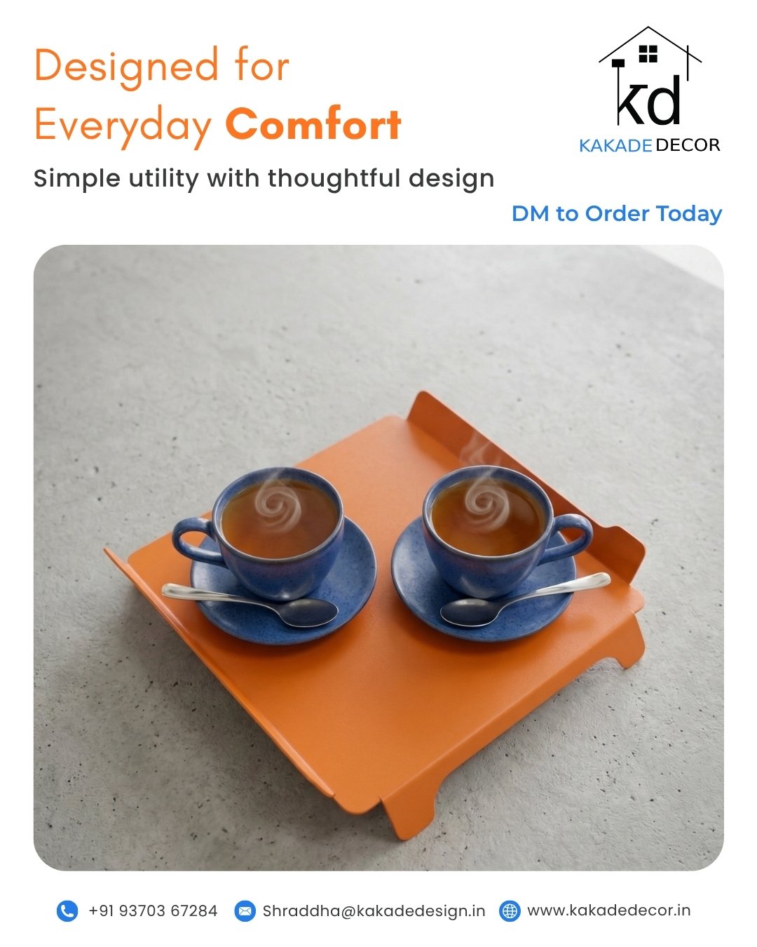 Flip Serve Metal Serving Tray - Image 2