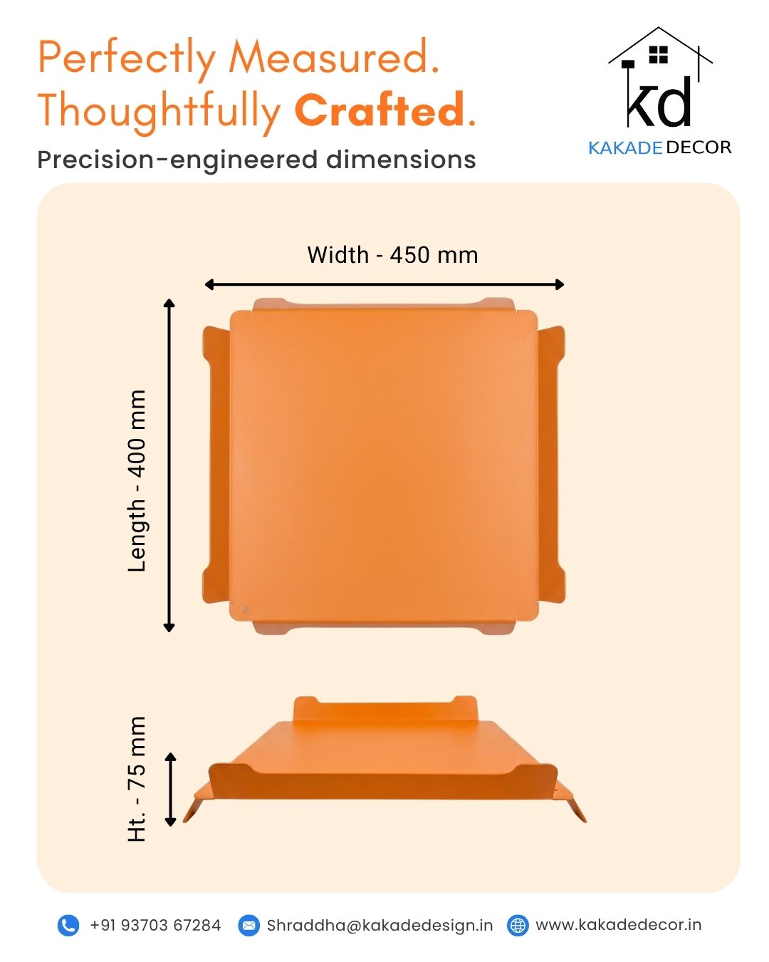 Flip Serve Metal Serving Tray - Image 3
